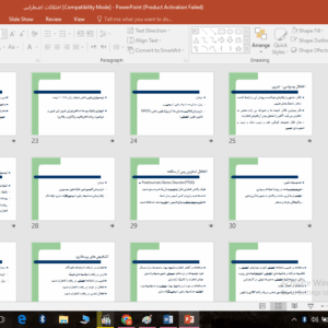 دانلود پاورپوینت اختلالات اضطرابی