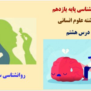 پاورپوینت درس هشتم روان شناسی یازدهم انسانی