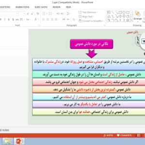 پاورپوینت درس 1 جامعه شناسی دوازدهم ذخیره دانشی