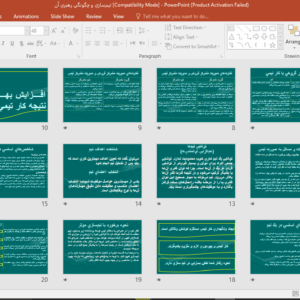 دانلود پاورپوینت تيم‌سازی و چگونگی رهبری آن